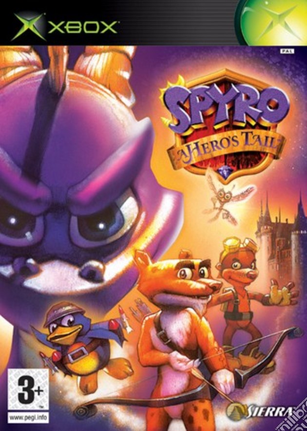 Spyro a Hero's Tail videogame di XBOX