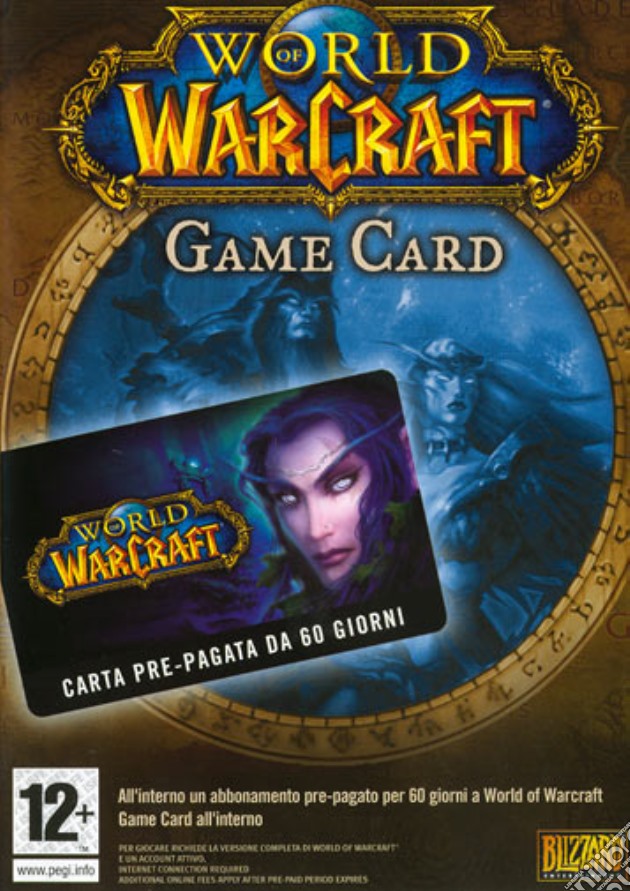 World Of Warcraft Carta Prepagata videogame di PC