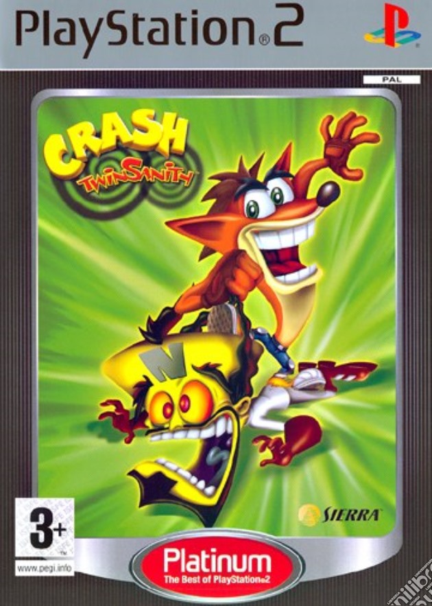 Crash Bandicoot Twinsanity PLT videogame di PS2