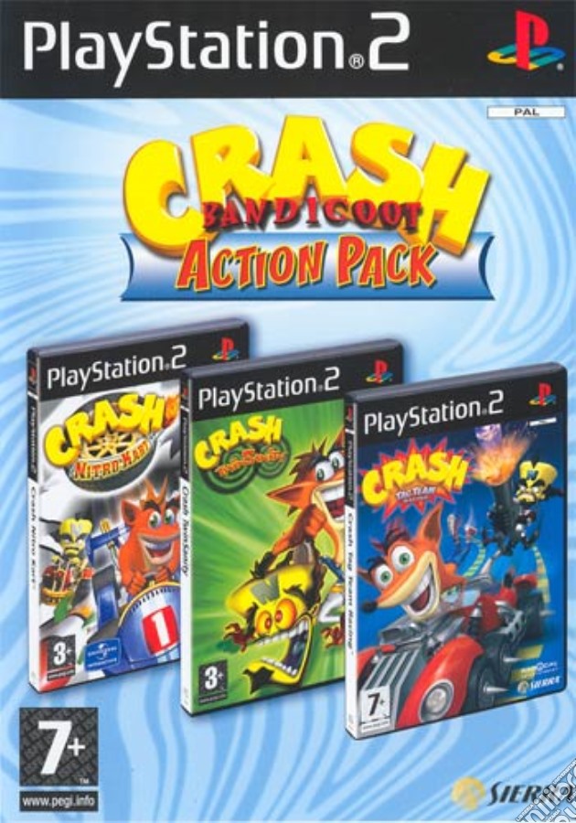 Crash Action Pack videogame di PS2
