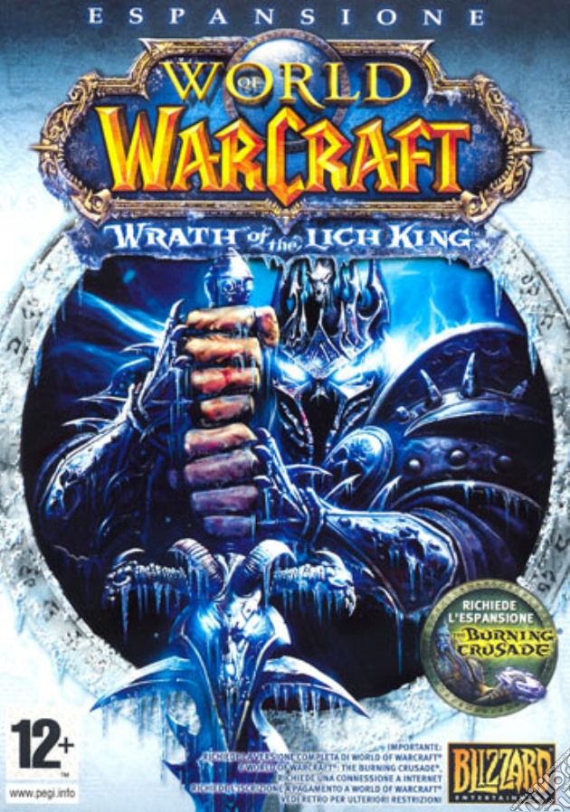 WOW Wrath Of The Lich King videogame di PC