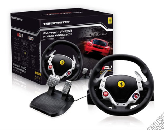 Volante Ferrari F430 Force Feedback-THR videogame di PC