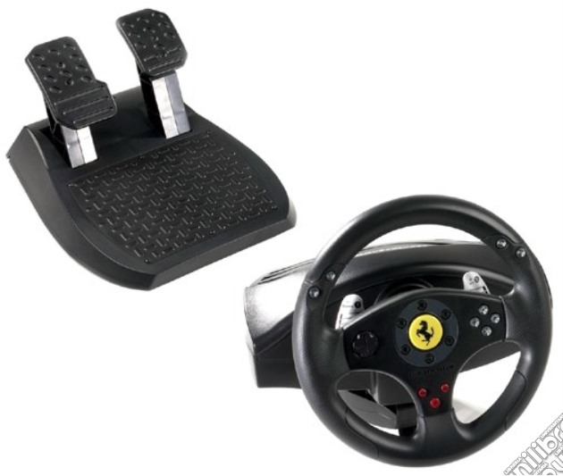 PS2/PC Volante Ferrari GT Force F.- THR videogame di PS2