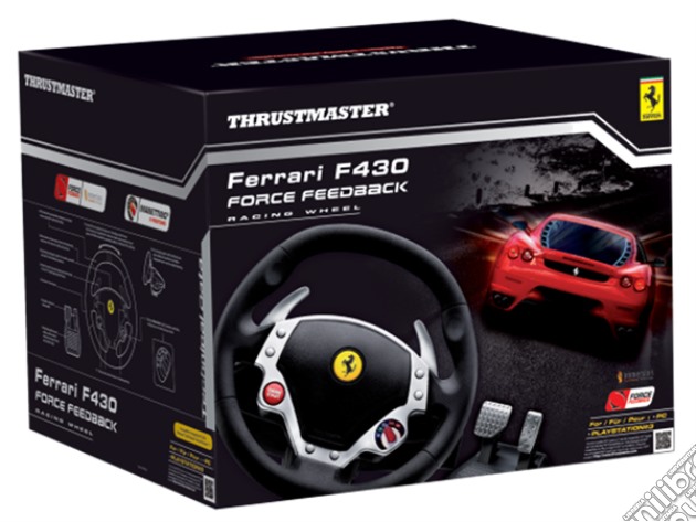 Volante Ferrari F430 Force Feedback-THR videogame di PS3