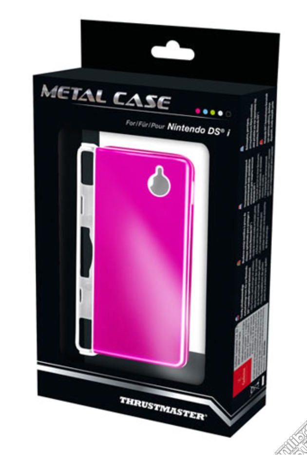 DSi Metal Case Glossy Pink - THR videogame di NDS
