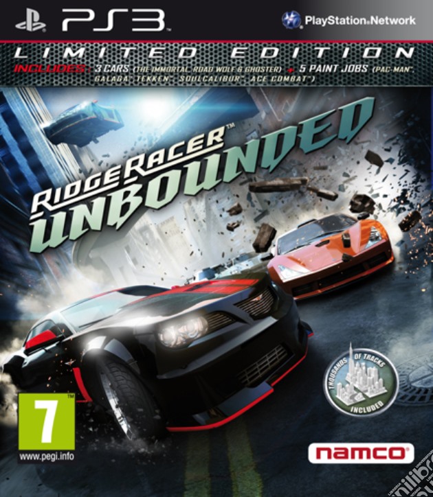 Ridge Racer Unbounded limited edition videogame di PS3