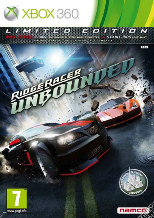 Ridge Racer Unbounded limited edition videogame di X360