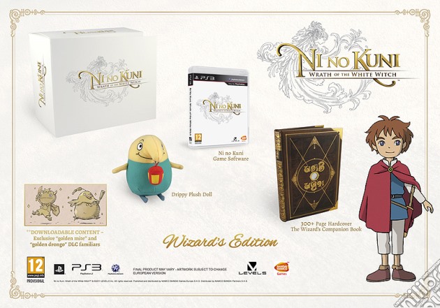 PS3 Ni No Kuni: La Minaccia della Strega Cinerea Wizard's Edition videogame di PS3