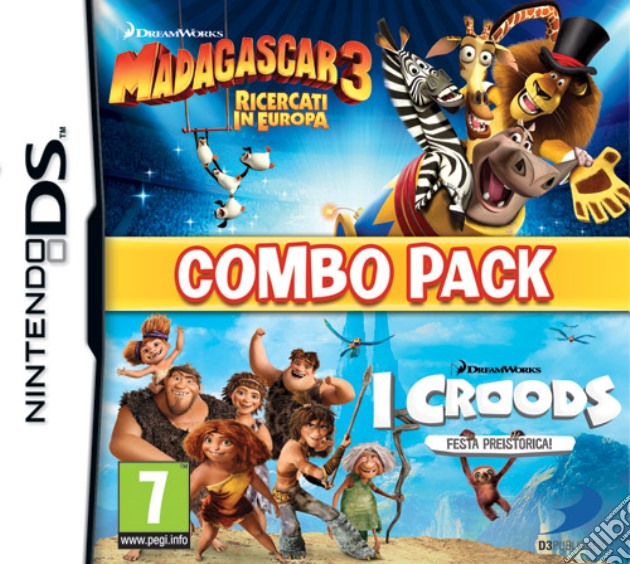 Madagascar 3 & The Croods Combo Pack videogame di NDS