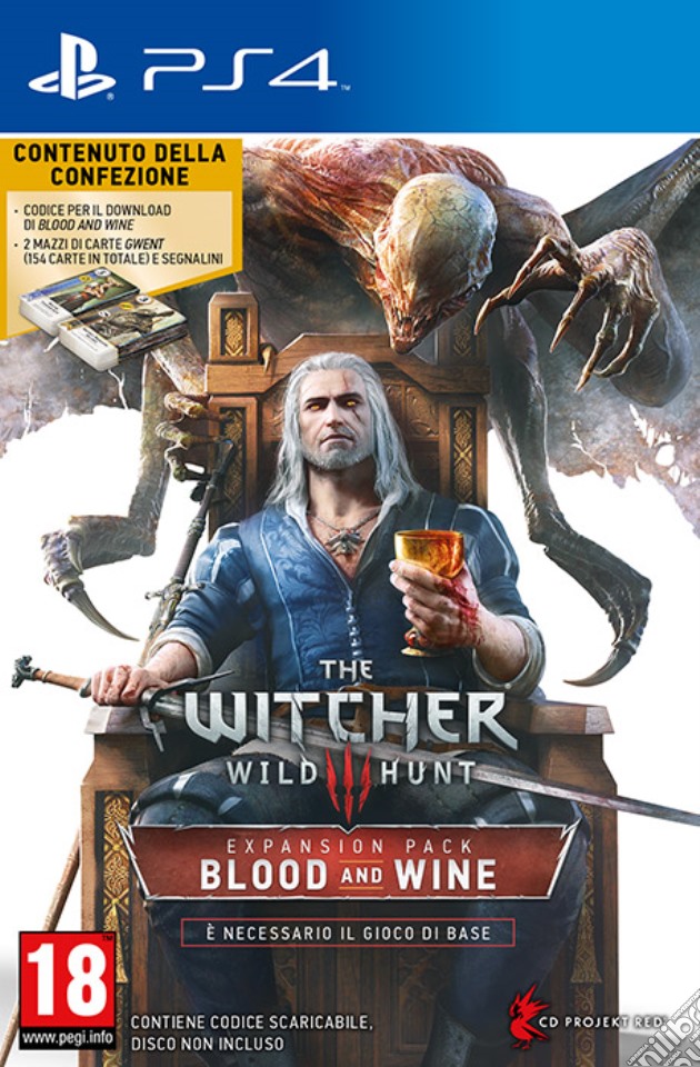 The Witcher 3:Wild Hunt Esp.Blood & Wine videogame di PS4
