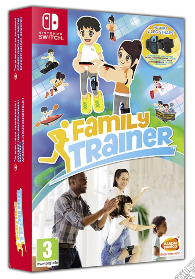 Family Trainer 2021 + 2 Cinghie videogame di SWITCH