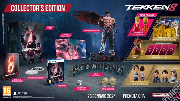 Tekken 8 Collector's Edition videogame di PS5