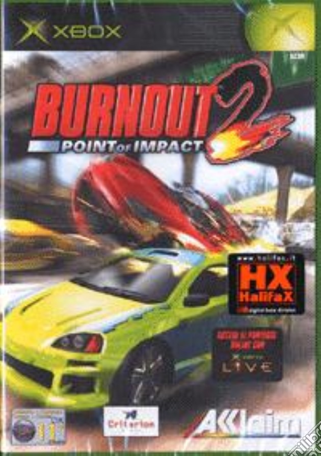 Burnout 2 Point Of Impact videogame di XBOX