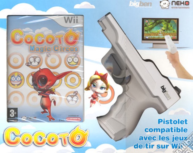 Cocoto Magic Circus + Pistola videogame di WII