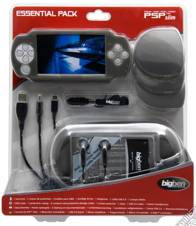 BB Mega pack-kit 11 accessori PSP videogame di ACOG