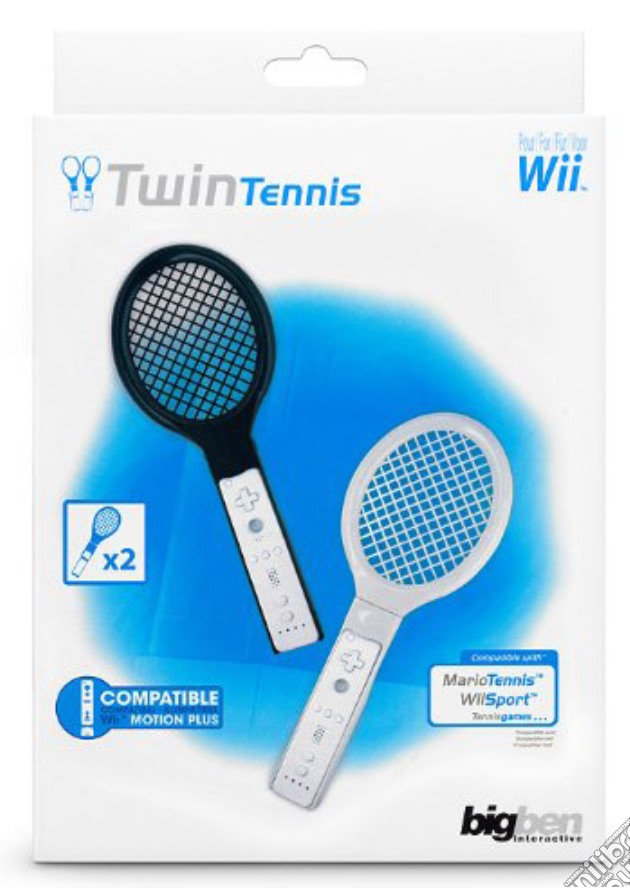 BB Kit 2 Racchette Tennis WII videogame di WII