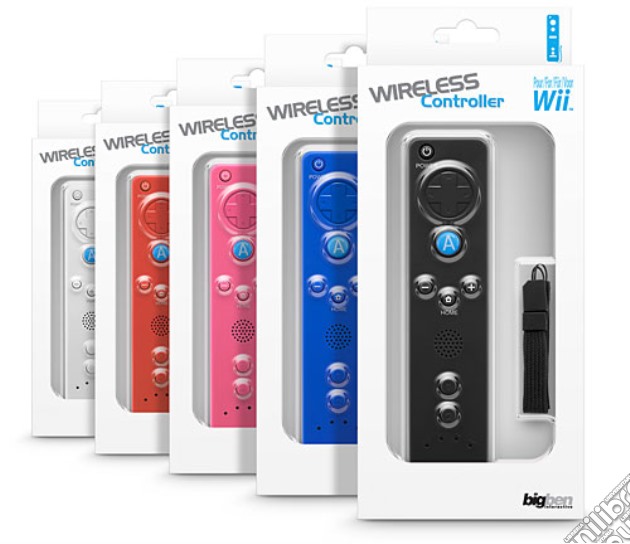 WII Telecomando Wireless Remote Bigben videogame di WII
