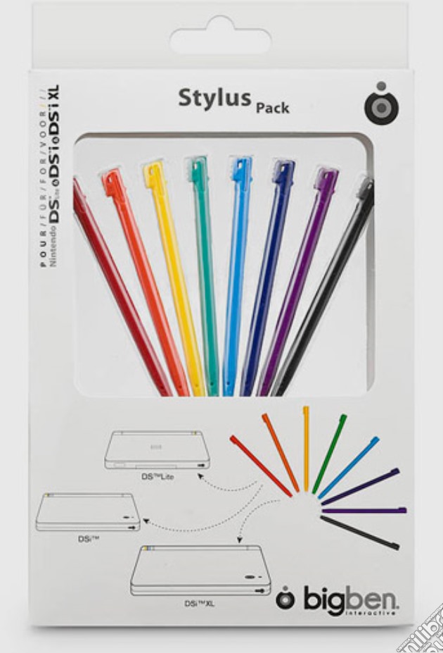 BB Stylus colorati Pack 8 pezzi videogame di ACC