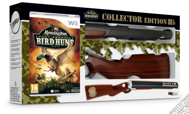 Remington Great American Bird Hunt+fucil videogame di WII