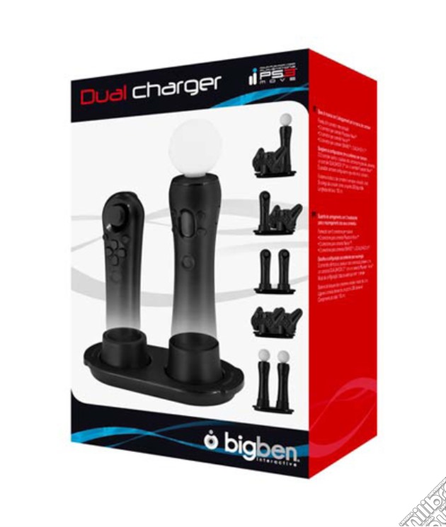 BB Move Dual Charger PS3 videogame di ACOG