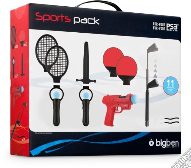 BB Move Pack 11 accessori sport PS3 videogame di ACOG