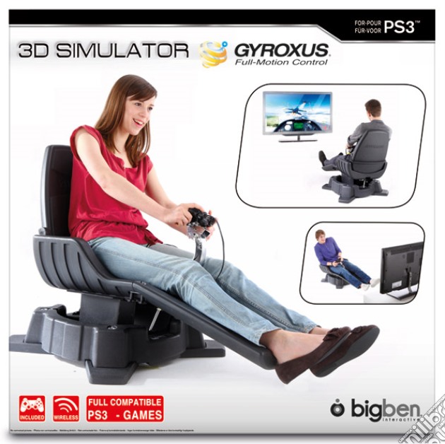 Playing Seat Gyroxus PS3 videogame di PS3