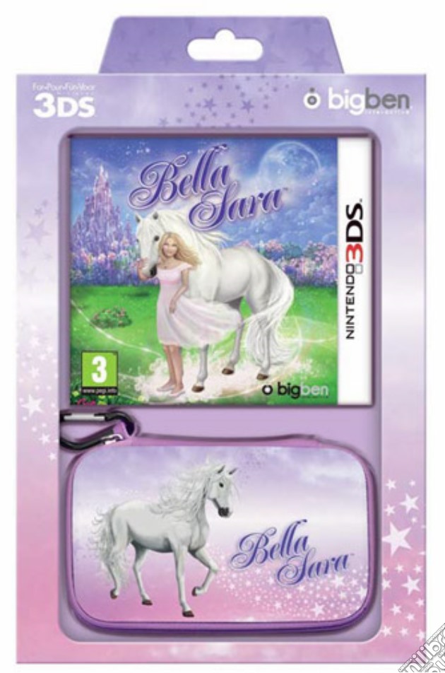 Bella Sara + borsetta per 3DS/3DSXL videogame di 3DS