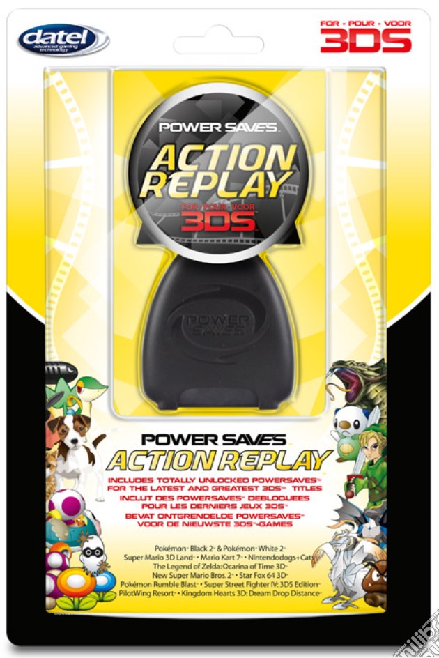 BB Action Replay Power Saves 3DS videogame di ACC