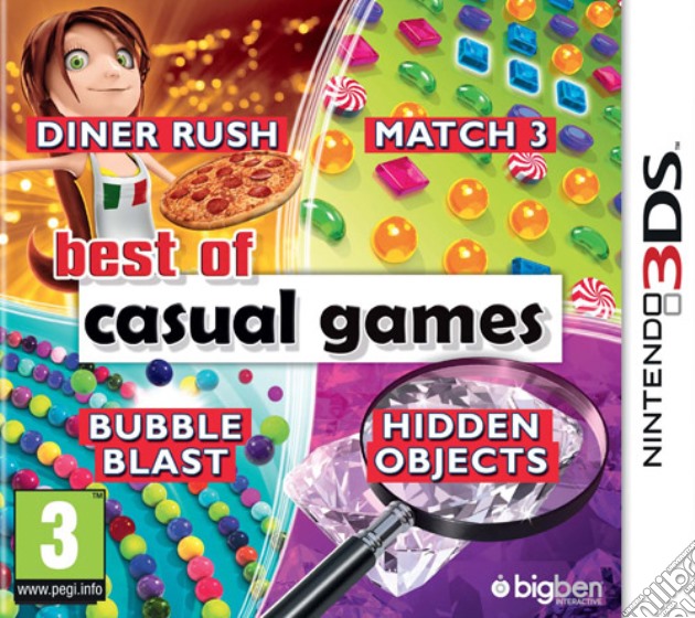 Best of Casual Games videogame di 3DS