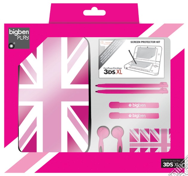 BB Pack UK Flag Pink 3DS XL videogame di ACC