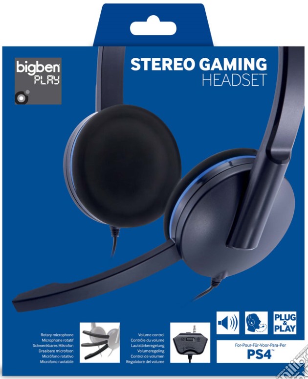 BB Cuffie Stereo Wired PS4 videogame di ACC