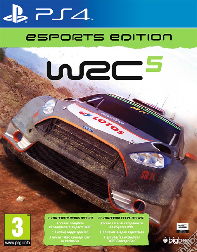 World Rally Championship 5 Esport videogame di PS4