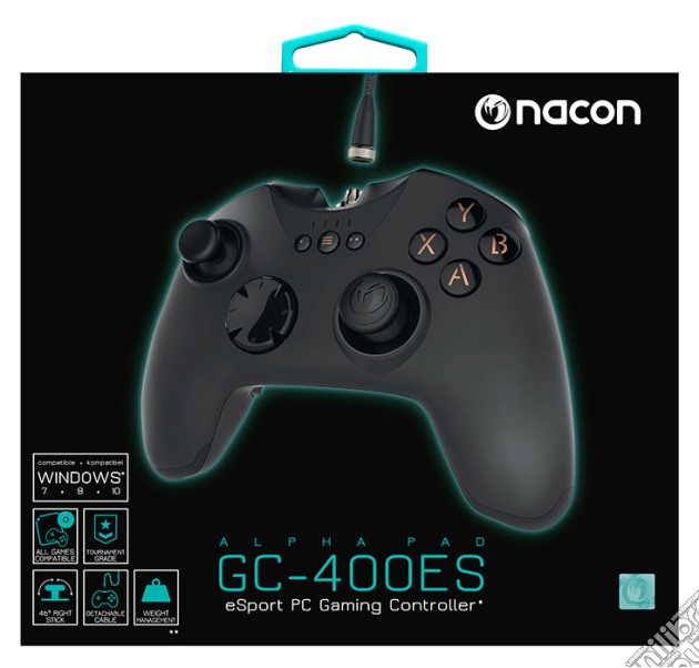 NACON PC Controller Wired Pro Black videogame di ACC