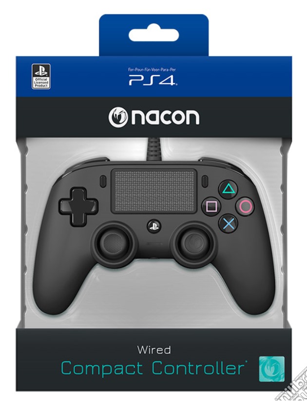 NACON PS4 Controller Wired Black videogame di ACC