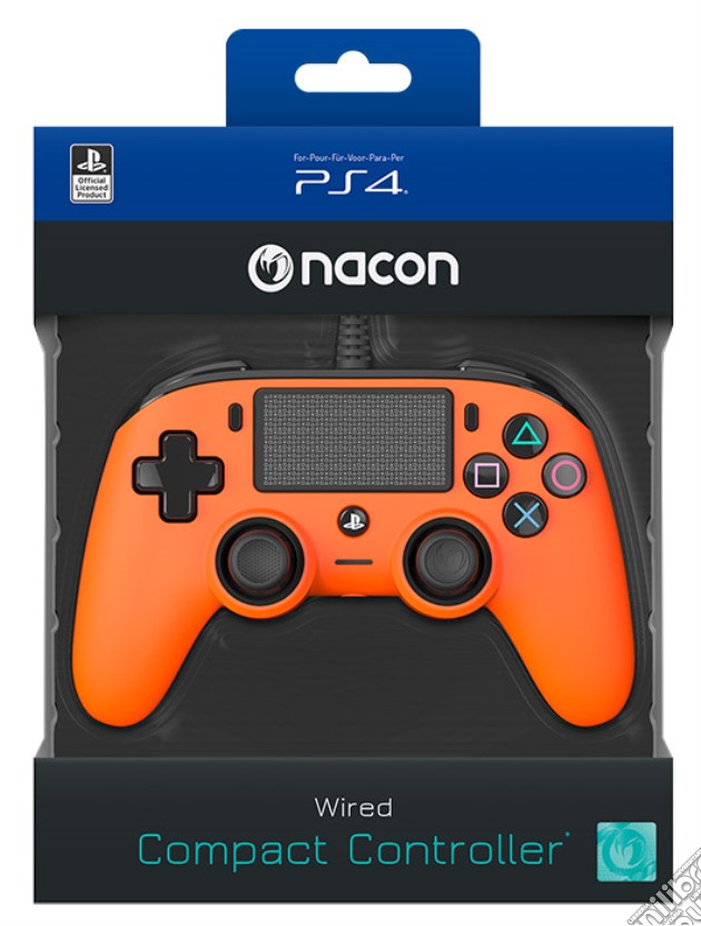NACON PS4 Controller Wired Orange videogame di ACC