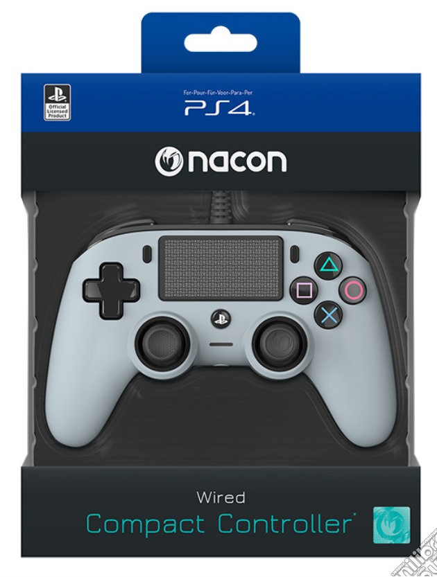 NACON PS4 Controller Wired Grey videogame di ACC