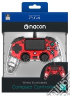 NACON PS4 Controller Wired Light Red game acc