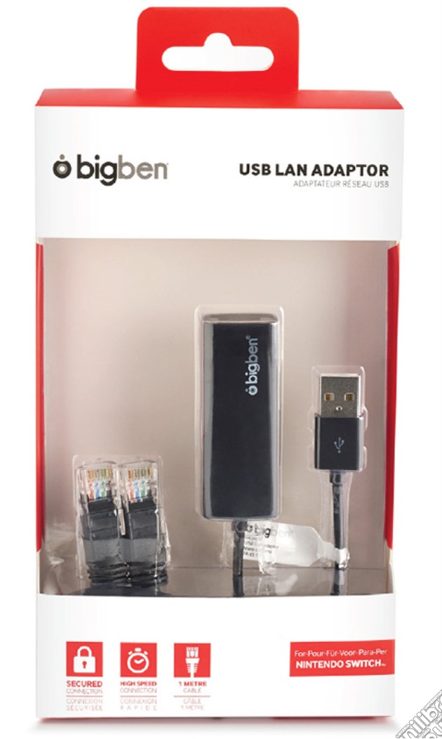 BB Adattatore LAN-USB SWITCH videogame di ACC