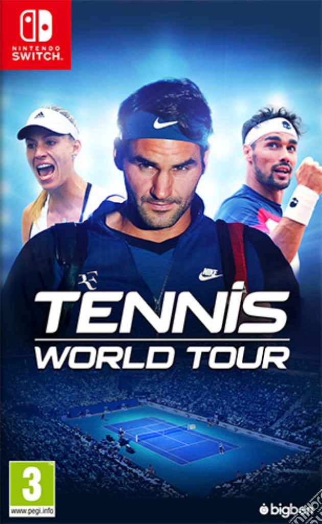 Tennis World Tour videogame di SWITCH