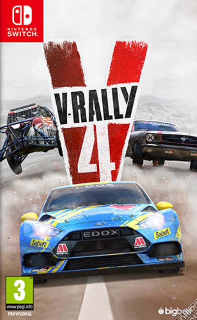 V-rally 4 videogame di SWITCH