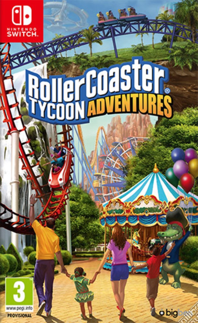 Roller Coaster Tycoon Adventures videogame di SWITCH