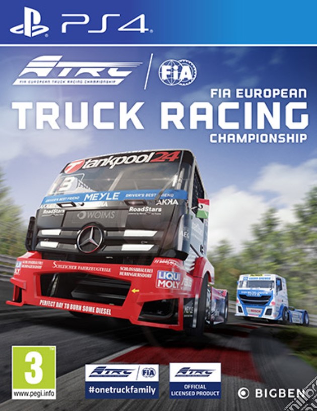 FIA European Truck Racing videogame di PS4