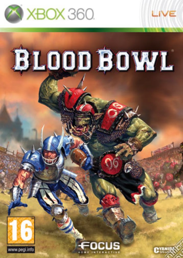Blood Bowl videogame di X360