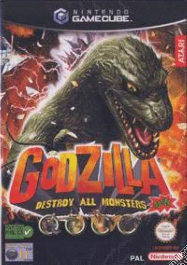 Godzilla Destroy All Monsters videogame di G.CUBE