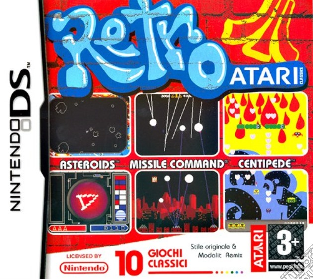 Retro Atari Classic DS videogame di NDS