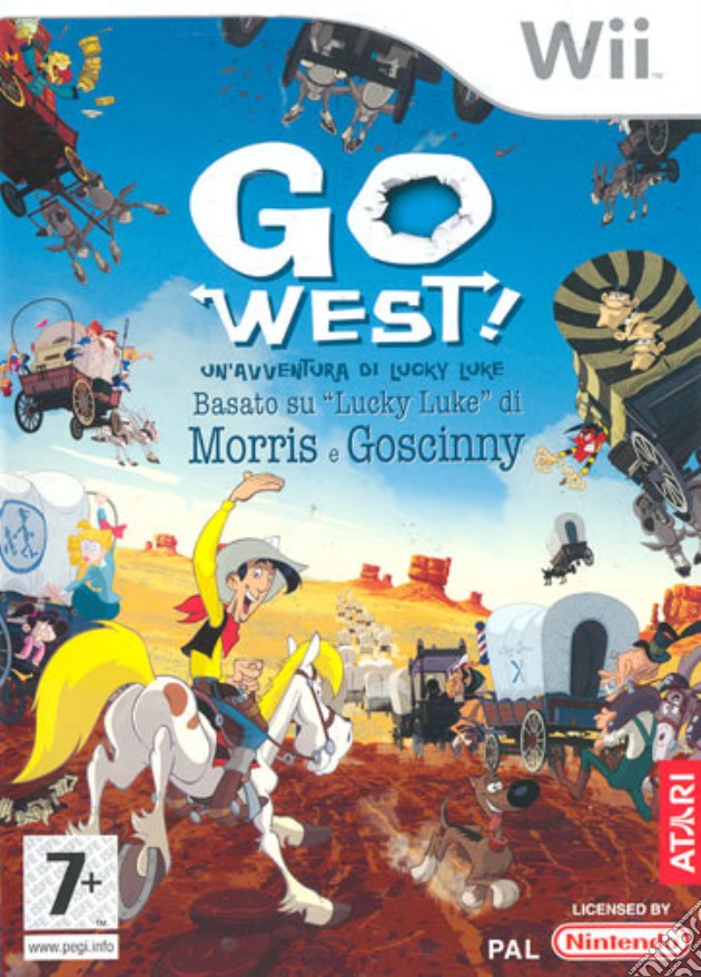 Lucky Luke Go West videogame di WII