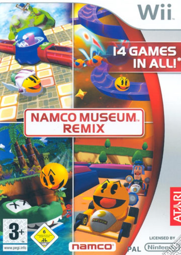 Namco Museum Remix videogame di WII