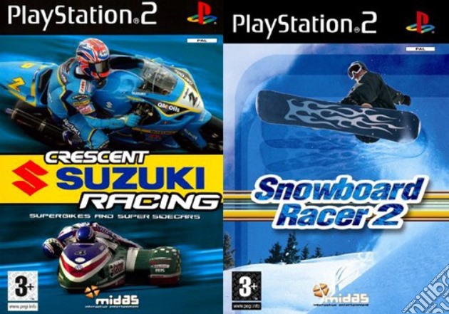 Crescent Suzuki Racing+Snowboard Racer 2 videogame di PS2