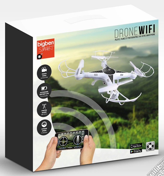 BB Drone WiFi con fotocamera VGA videogame di RAD