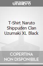 T-Shirt Naruto Shippuden Clan Uzumaki XL Black game acc